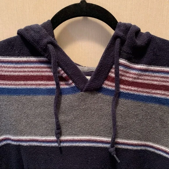 Urban Pipeline Striped Knit Hooded Sweater - Picture 3 of 6